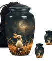 10-inch white bunny moon Urn