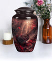 Classic 10-inch Guitar Urn for adult male cremation.