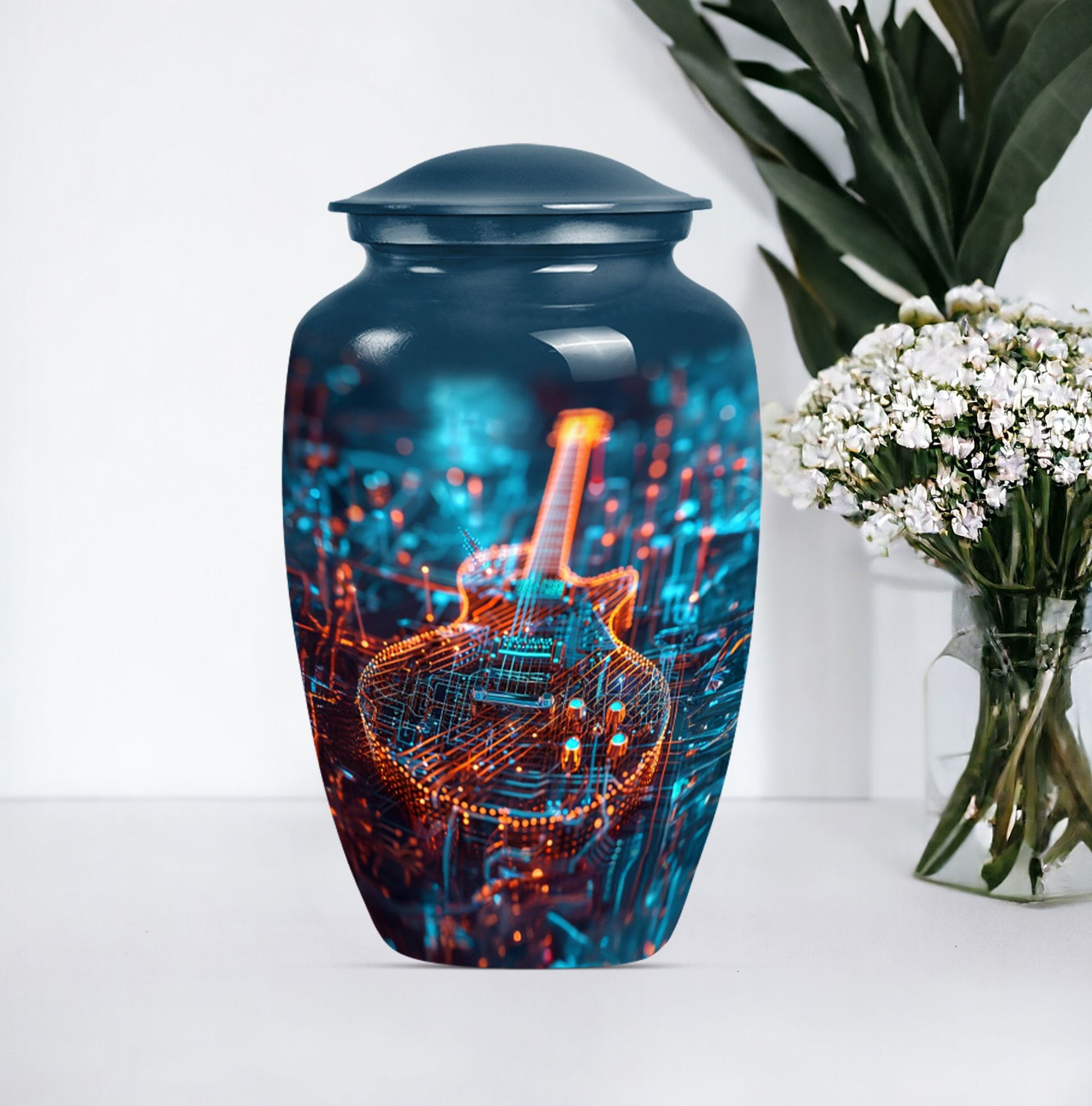 10 Inch Classic Guitar Urn.