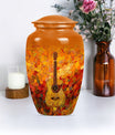 Classic Guitar Urn for male, Aluminium made, large.