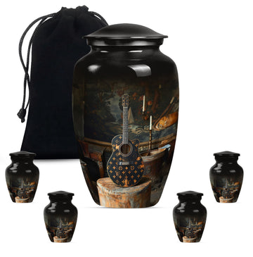 Large Urn with 4 Small Urn