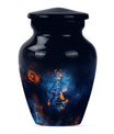 Classic 10-inch Guitar Urn, metal cremation urn for ashes.