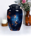 Classic 10-inch Guitar Urn, metal cremation urn for ashes.