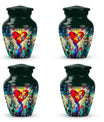 Stained Glass Ashes Keepsake Funeral, Ashes Cremation Urn