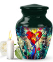 Stained Glass Ashes Keepsake Funeral, Ashes Cremation Urn