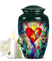Stained Glass Ashes Keepsake Funeral, Ashes Cremation Urn