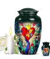 Stained Glass Ashes Keepsake Funeral, Ashes Cremation Urn
