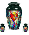 Stained Glass Ashes Keepsake Funeral, Ashes Cremation Urn