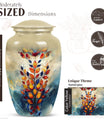 stained glass urn for cremation, 