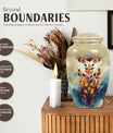 stained glass urn for cremation, 