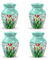 Stained Glass Cool Urns For Ashes Funeral, Ashes Urn For Ashes