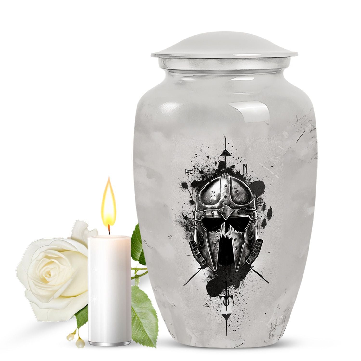 Classic Design Catholic Urn.