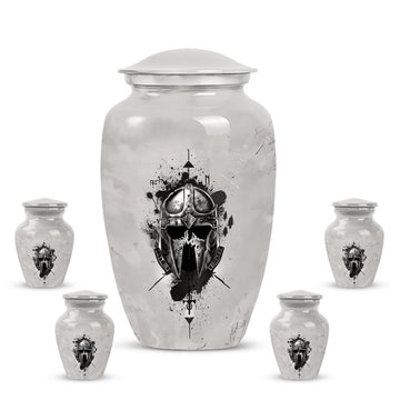 Large Urn with 4 Small Urn