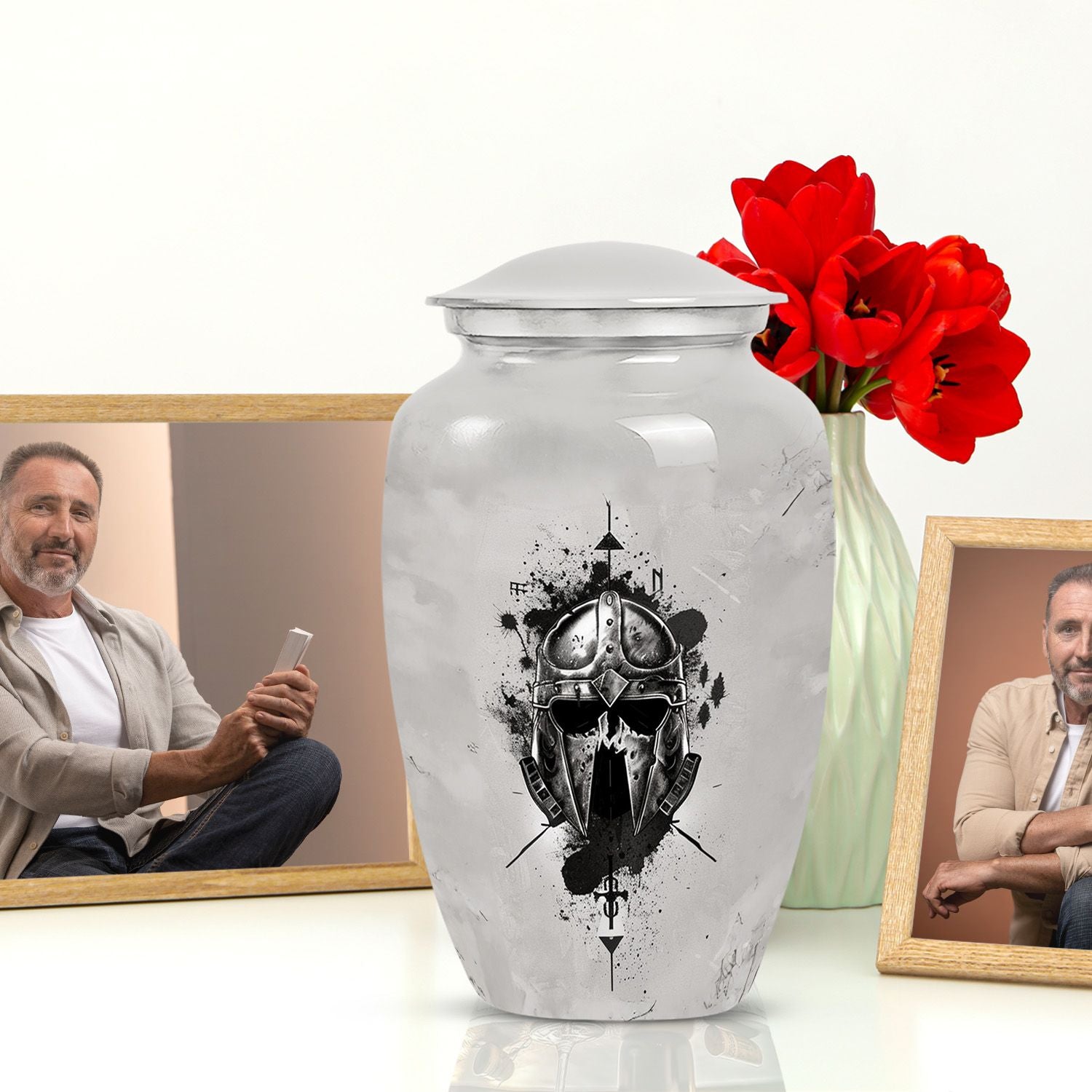 Classic Design Catholic Urn.