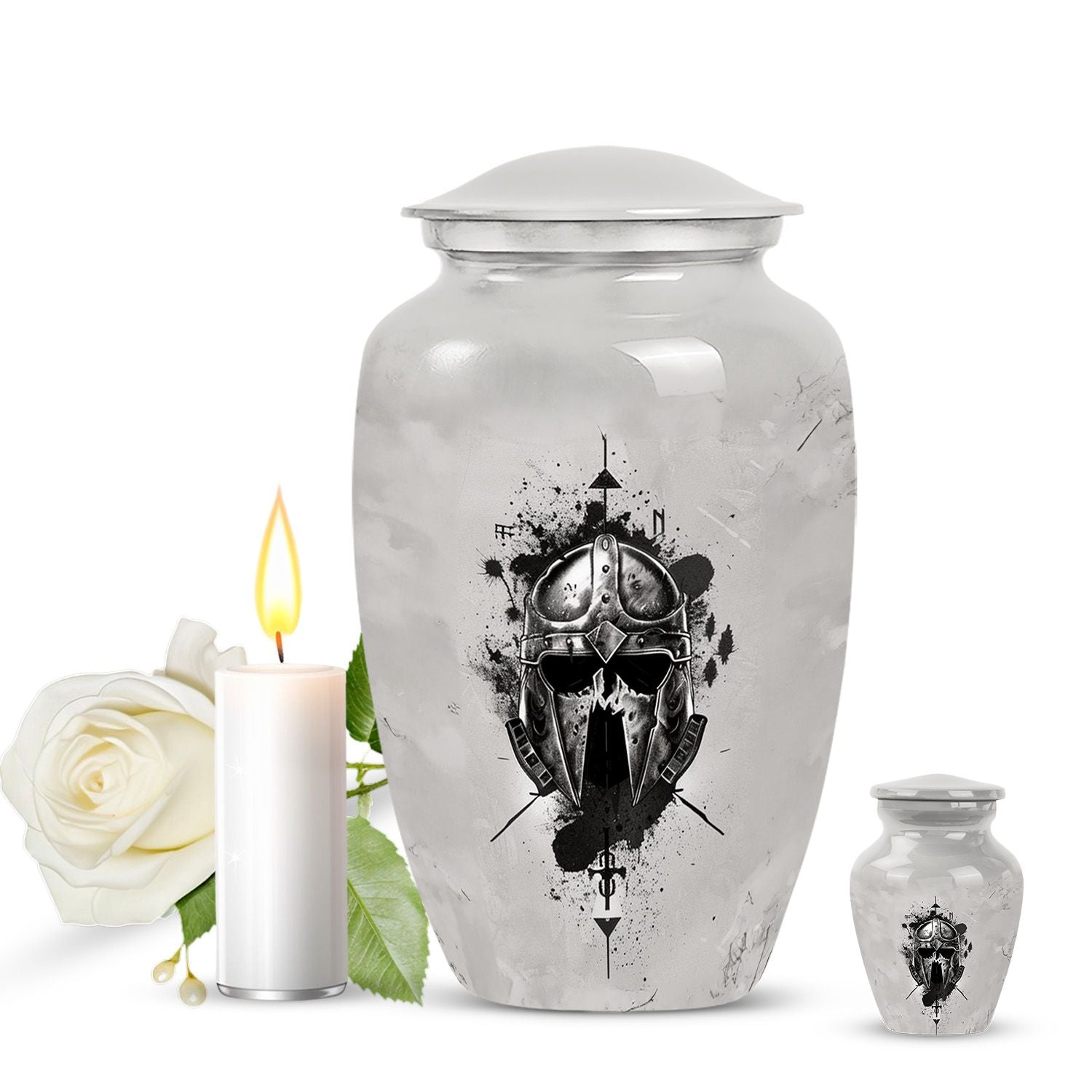 Classic Design Catholic Urn.