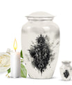 Catholic urn for adult female memorial ashes