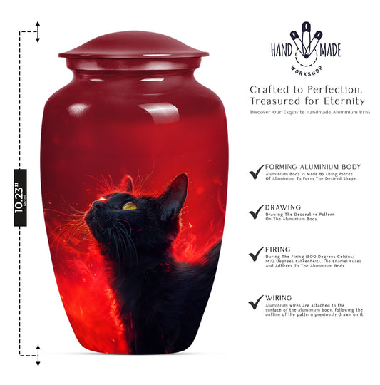 cat urn for human ashes