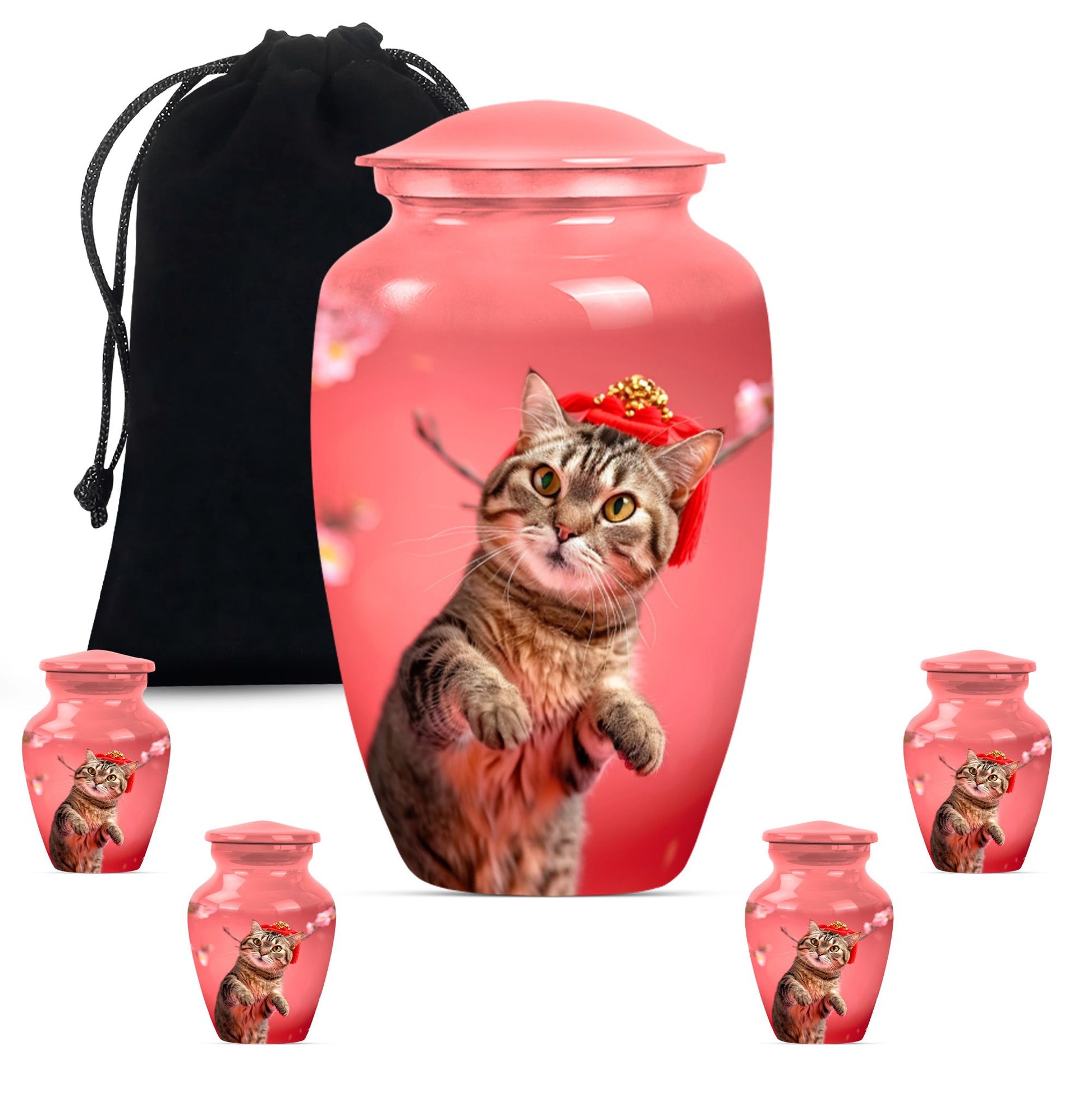 Cat urn for cremation ashes.