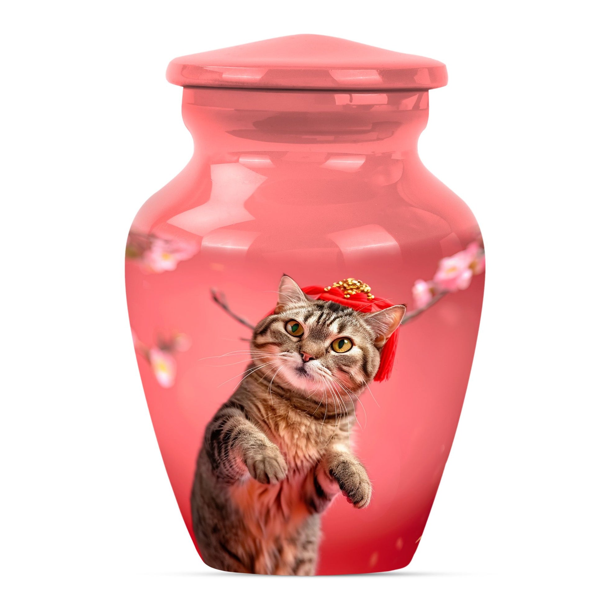 Cat urn for cremation ashes.