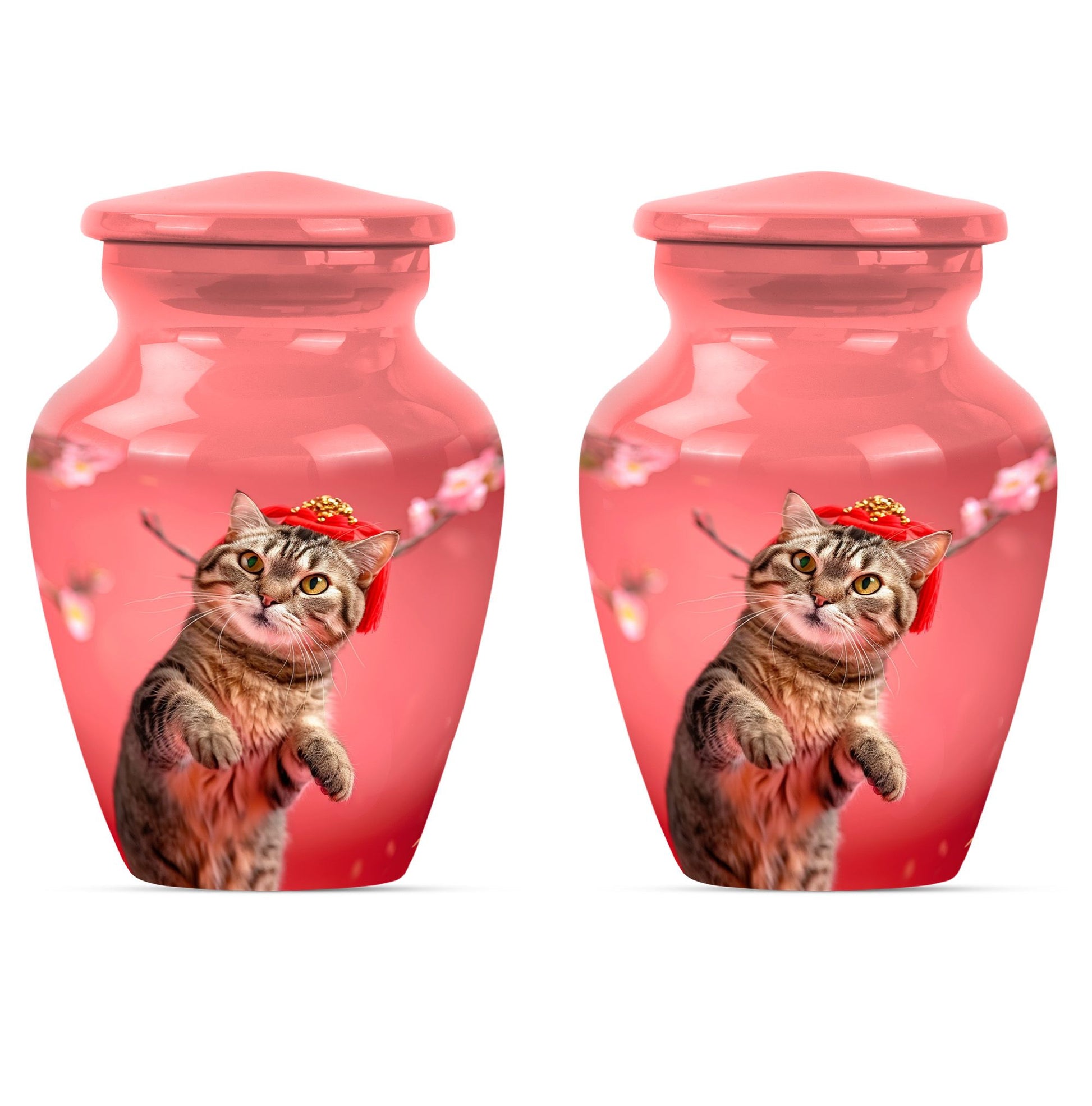 Cat urn for cremation ashes.