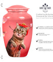 Cat urn for cremation ashes.