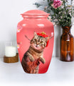 Cat urn for cremation ashes.