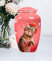 Cat urn for cremation ashes.