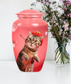 Cat urn for cremation ashes.