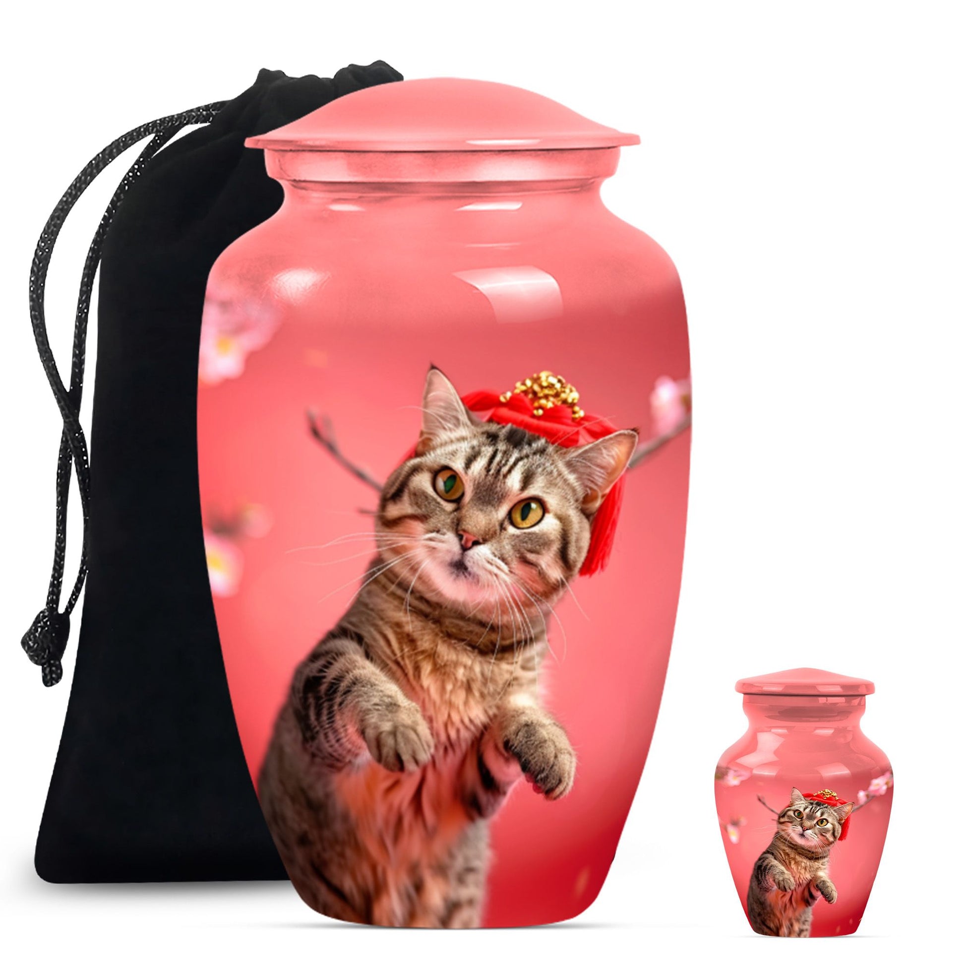 Cat urn for cremation ashes.