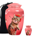 Cat urn for cremation ashes.