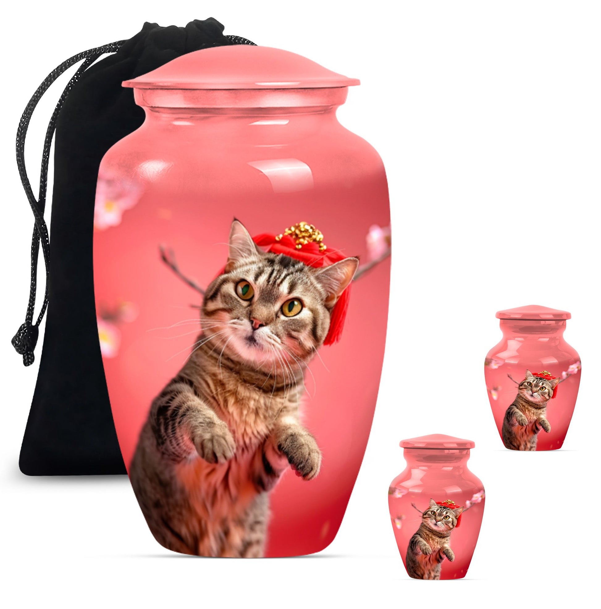 Cat urn for cremation ashes.