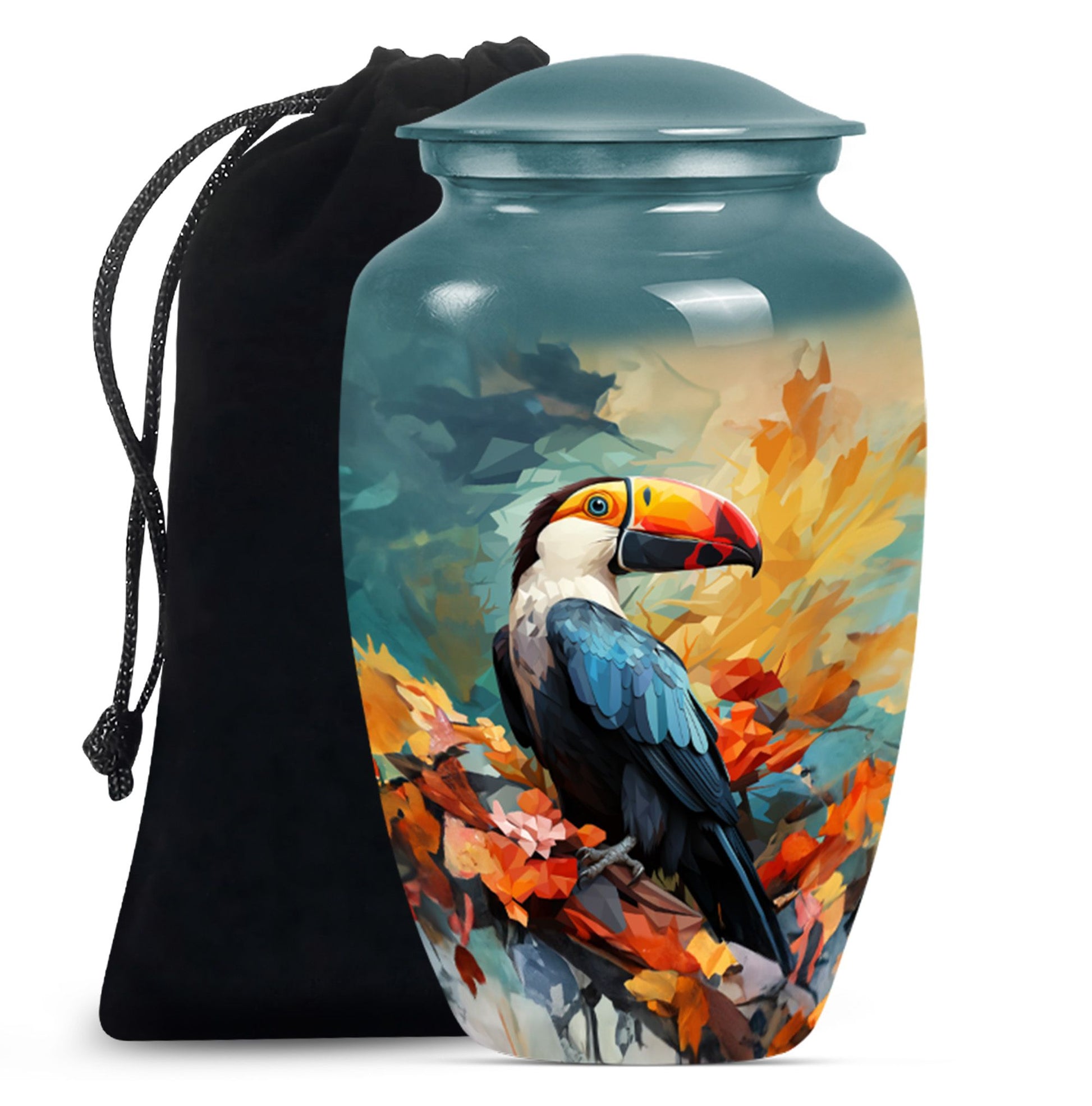 Puffin Bird Urn for adult ashes.