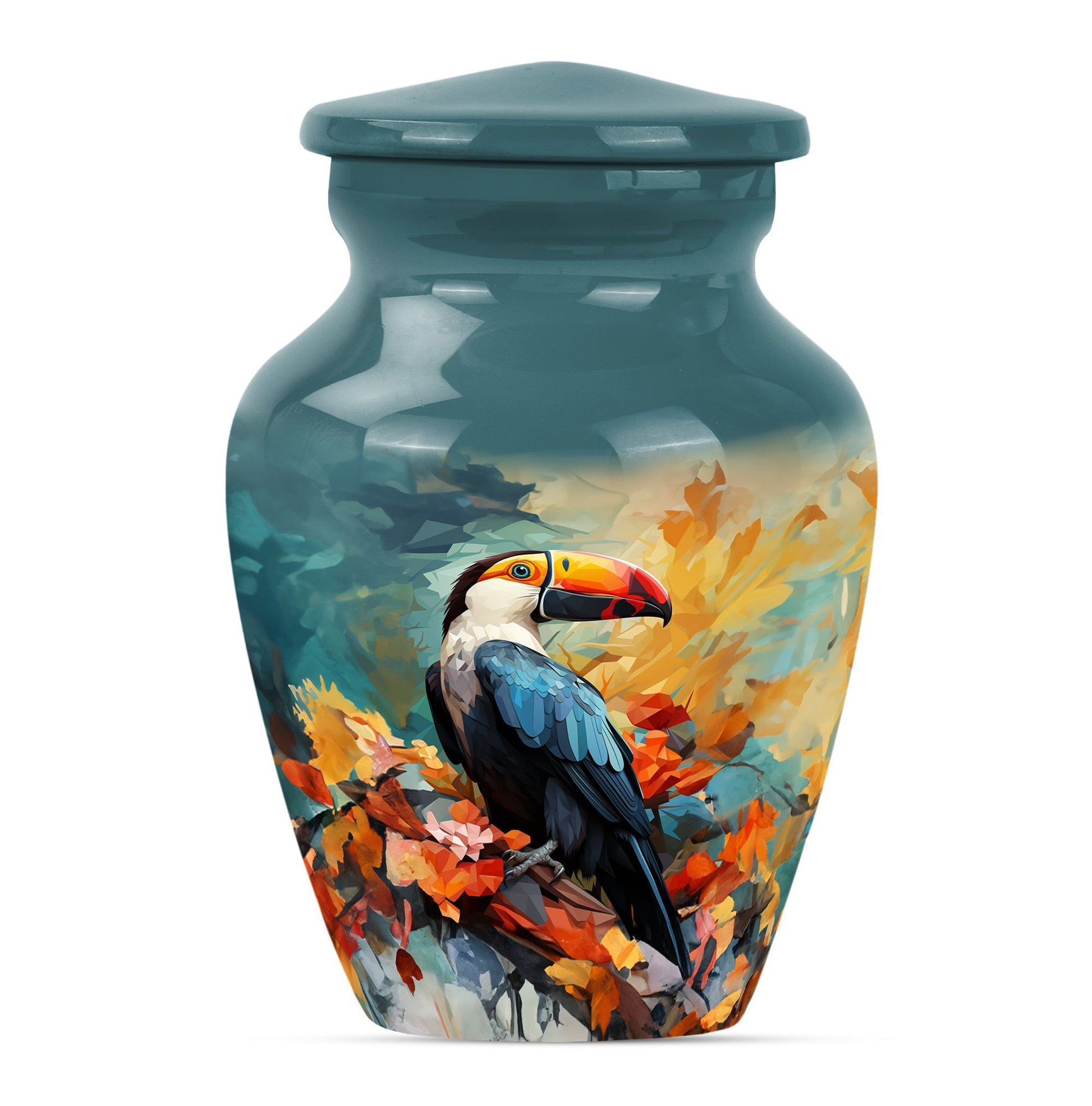 Puffin Bird Urn for adult ashes.