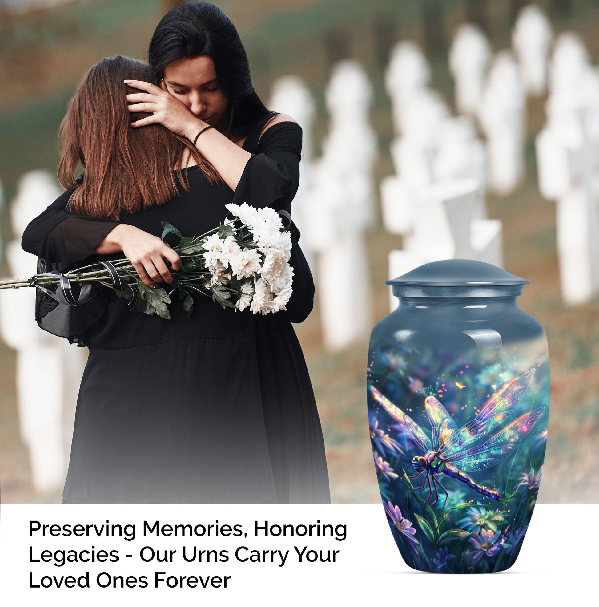 COSMIC DRAGONFLY adult urn.