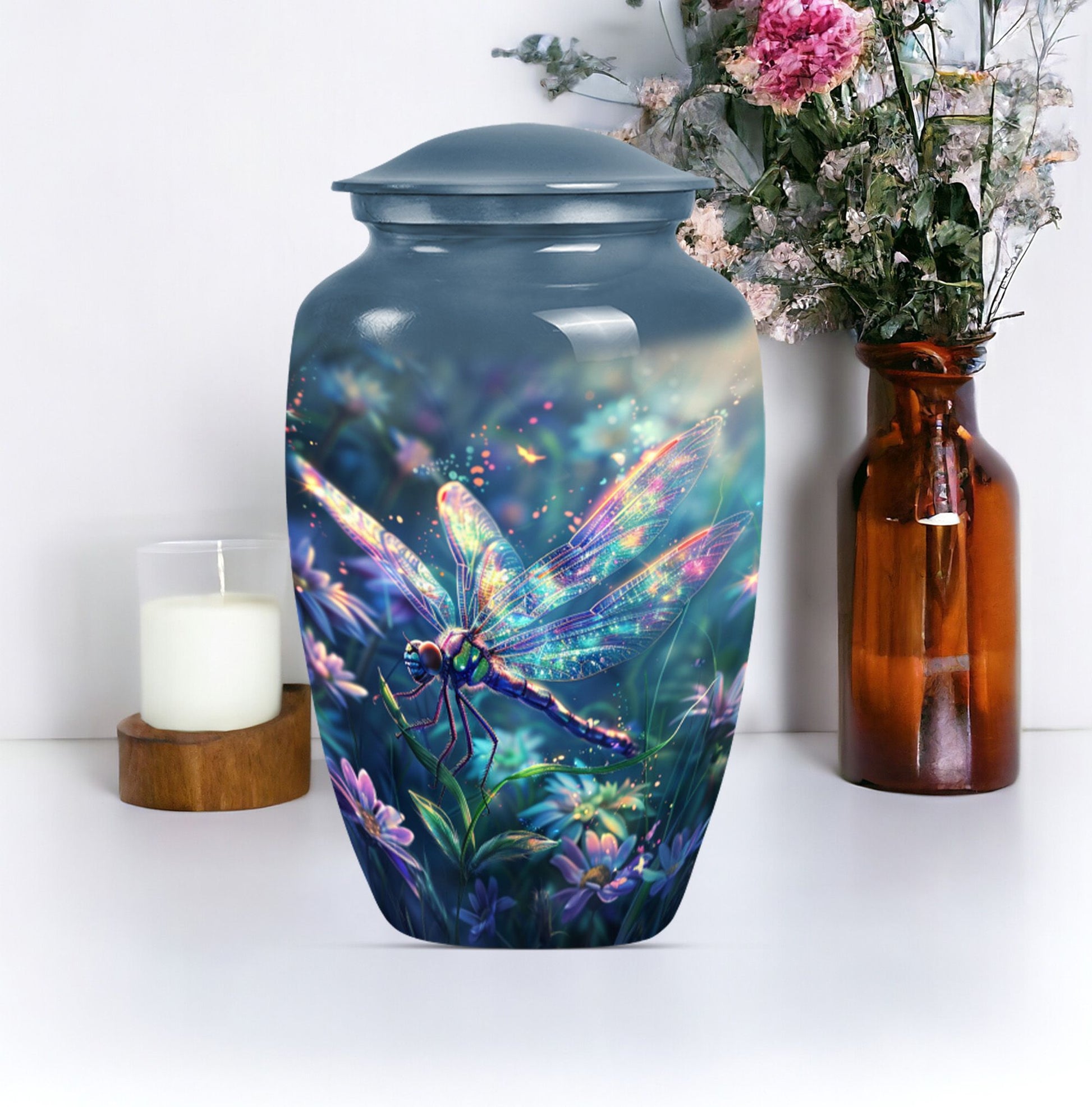 COSMIC DRAGONFLY adult urn.