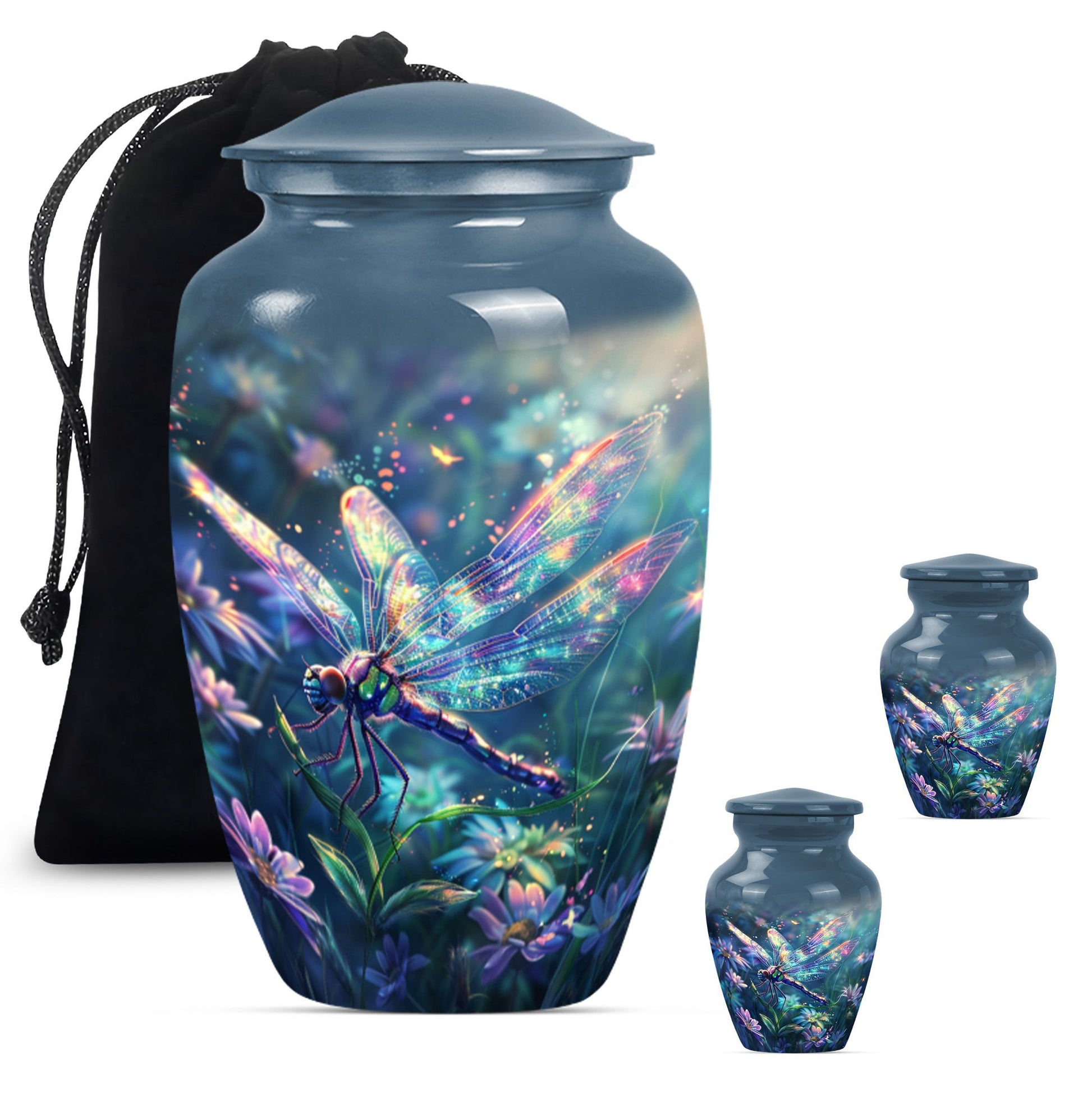 COSMIC DRAGONFLY adult urn.