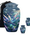 Cosmic Dragonfly Urns For Women Funeral, Ashes Cremation Urn