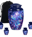 Cosmic Dragonfly Small Ashes Urn Funeral, Ashes Memorial Urn