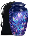Cosmic Dragonfly Small Ashes Urn Funeral, Ashes Memorial Urn