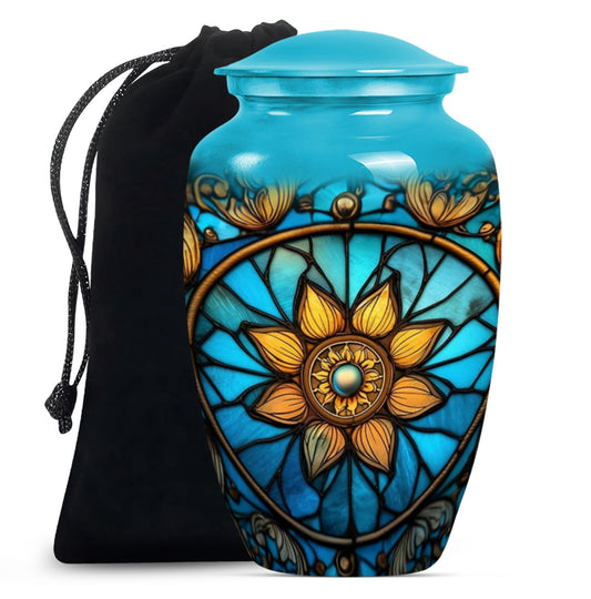 stained glass urn for women ashes