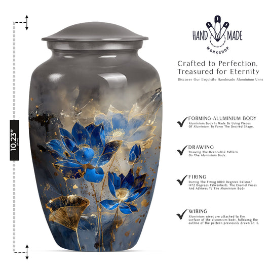 abstract design Lotus Urn.