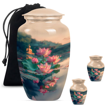 Large Urn with 2 Mini Urn