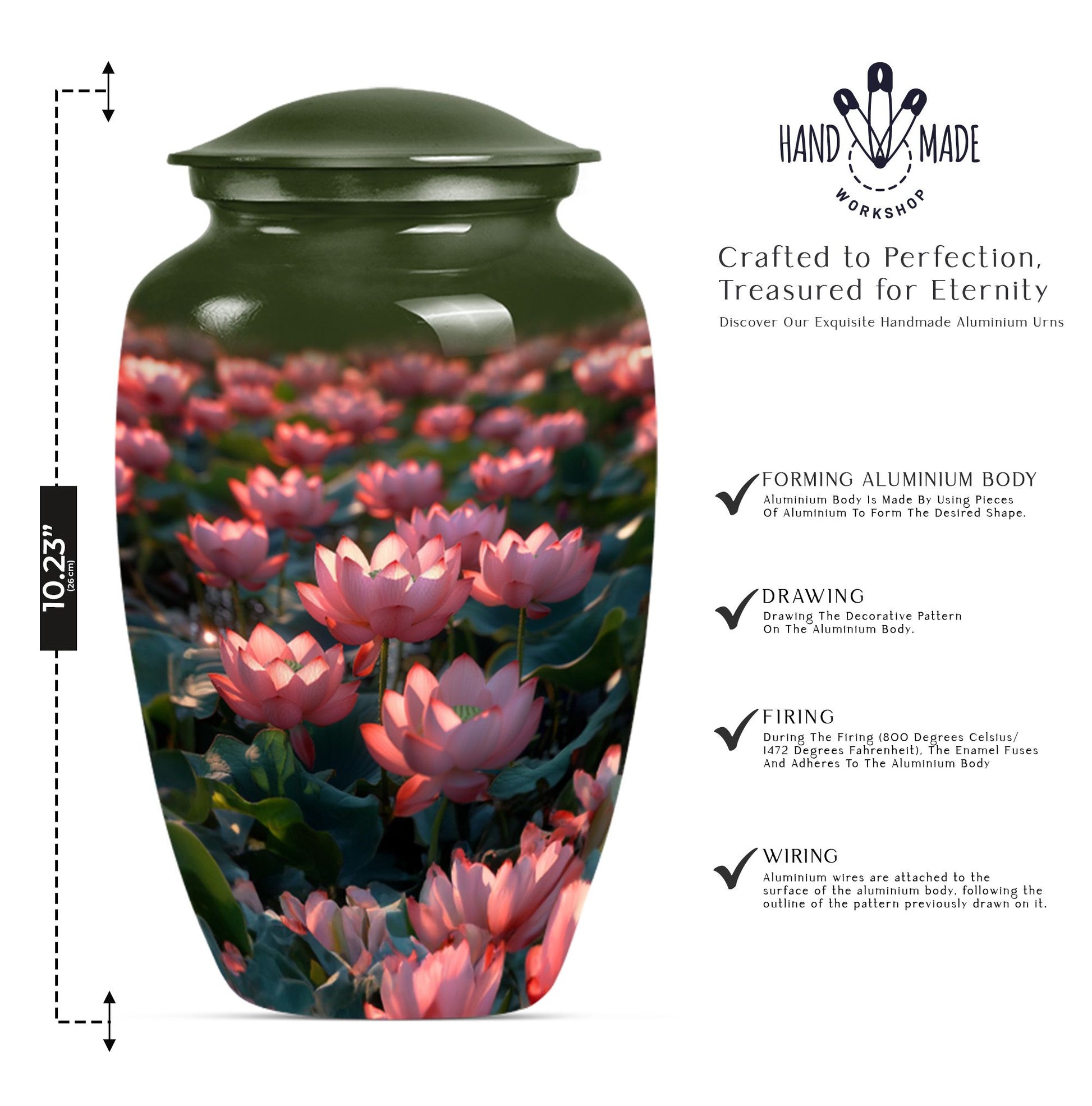  Lotus Urn for ashes,