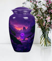 Classic 10 inch Lotus Urn, large memorial urn for human ashes.