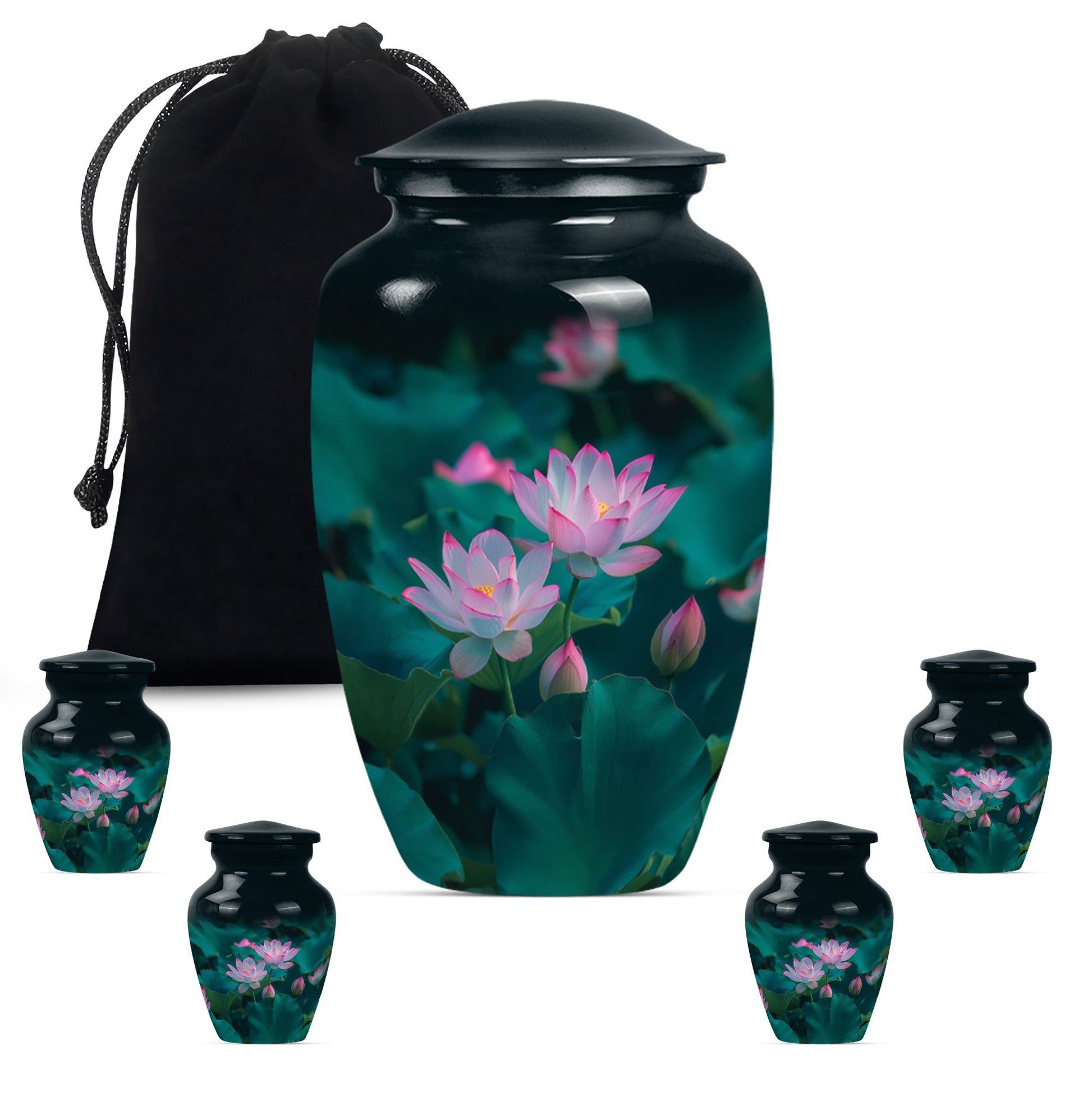 Lotus Urn, durable burial cremation urn 