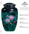 Lotus Urn, durable burial cremation urn 