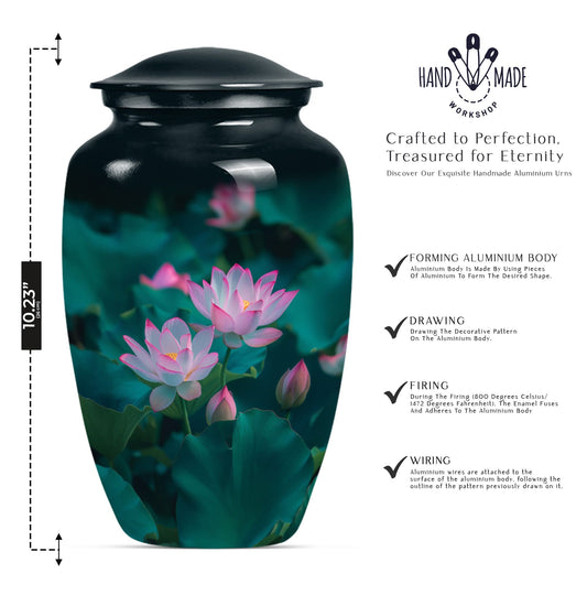 Lotus Urn, durable burial cremation urn 