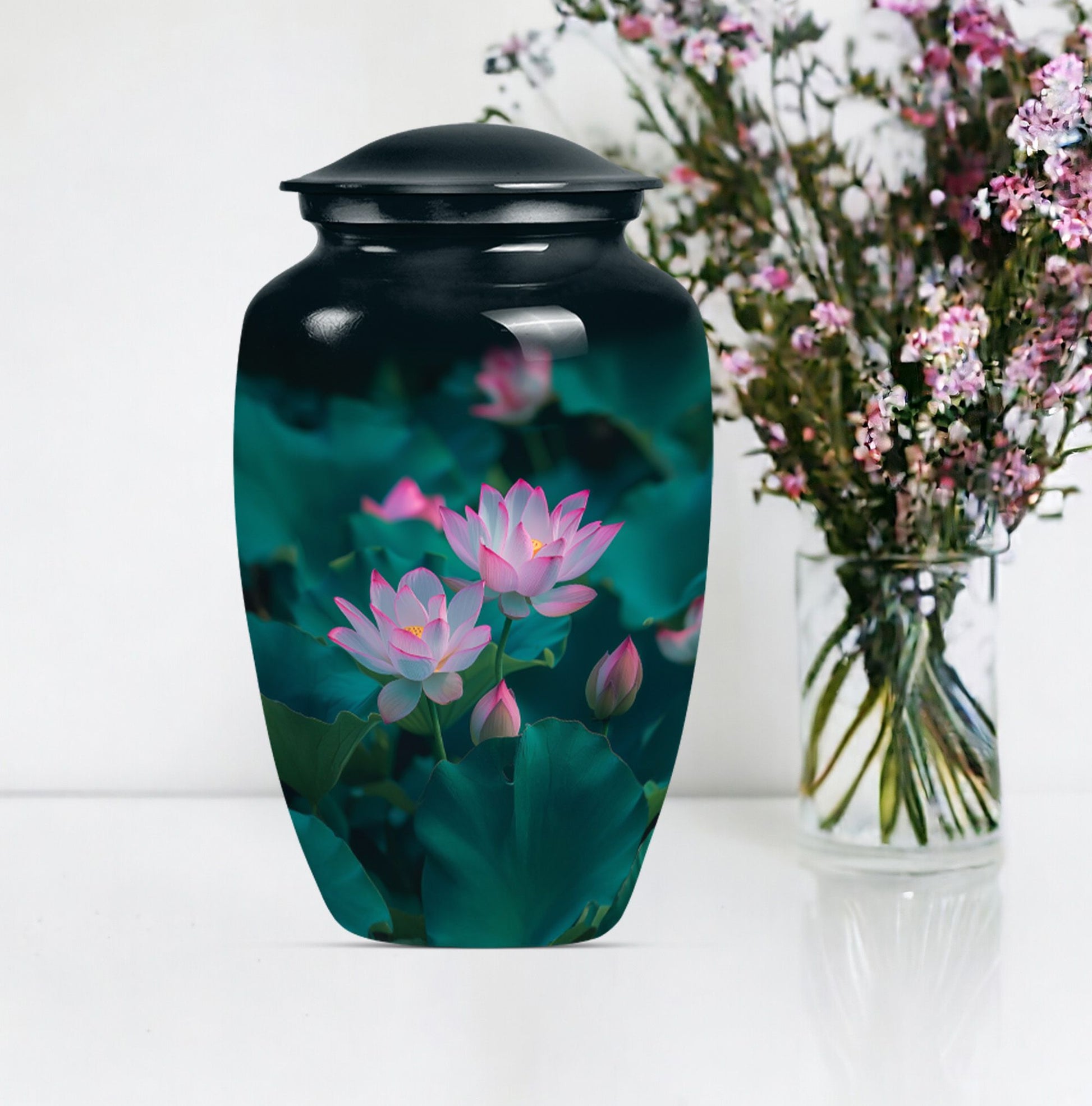 Lotus Urn, durable burial cremation urn 