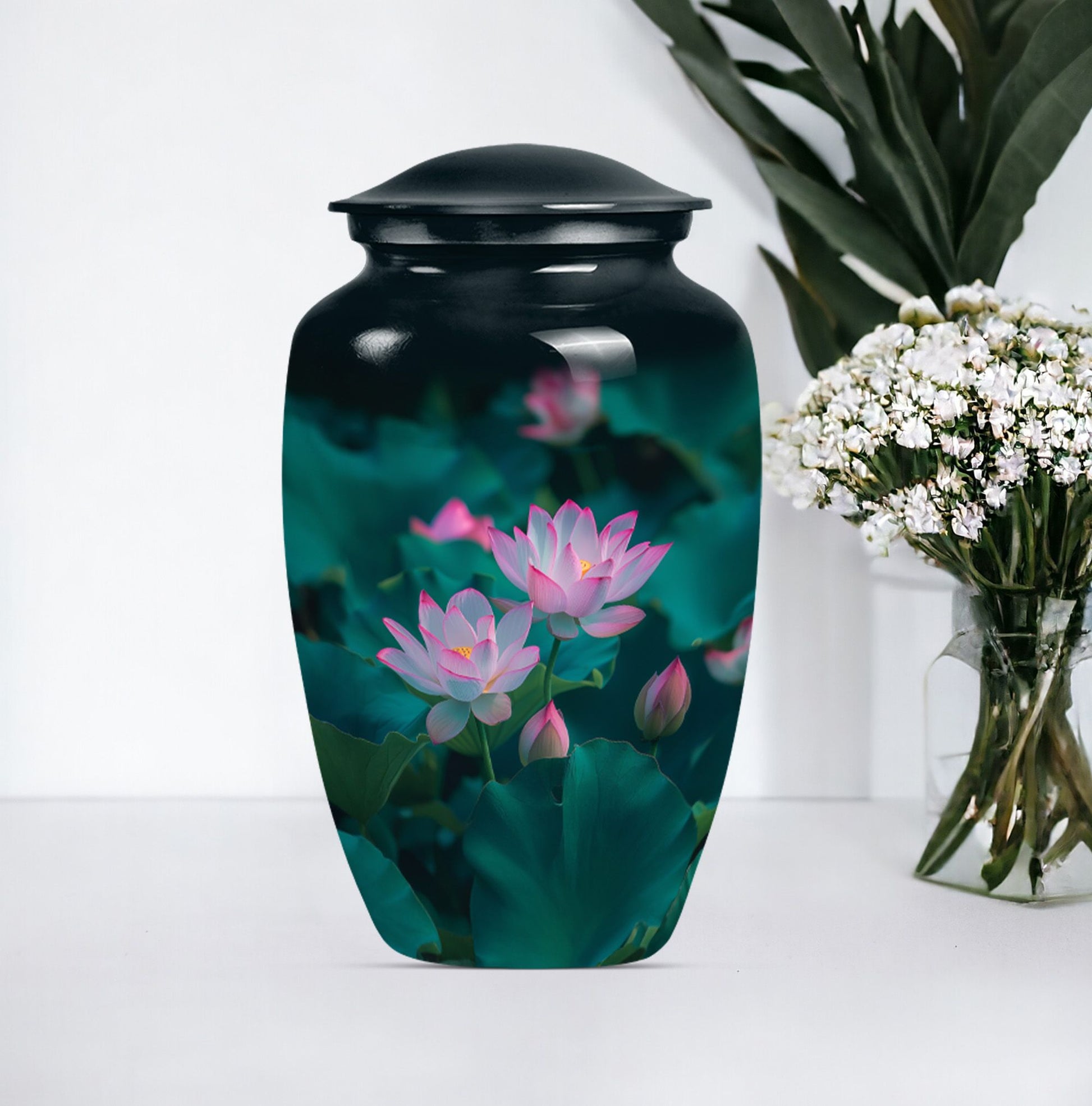 Lotus Urn, durable burial cremation urn 