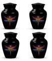 Cosmic Dragonfly Large Urn Funeral, Ashes Cremation Urn